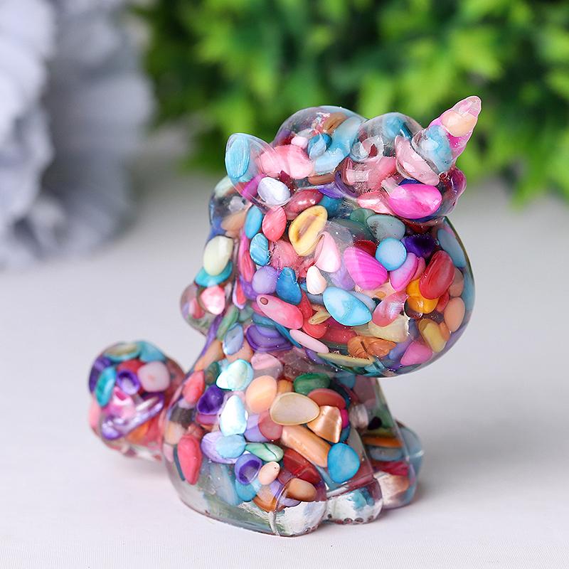 2.5"-3.0" Resin Unicorn Crystal Carvings Crystal wholesale suppliers