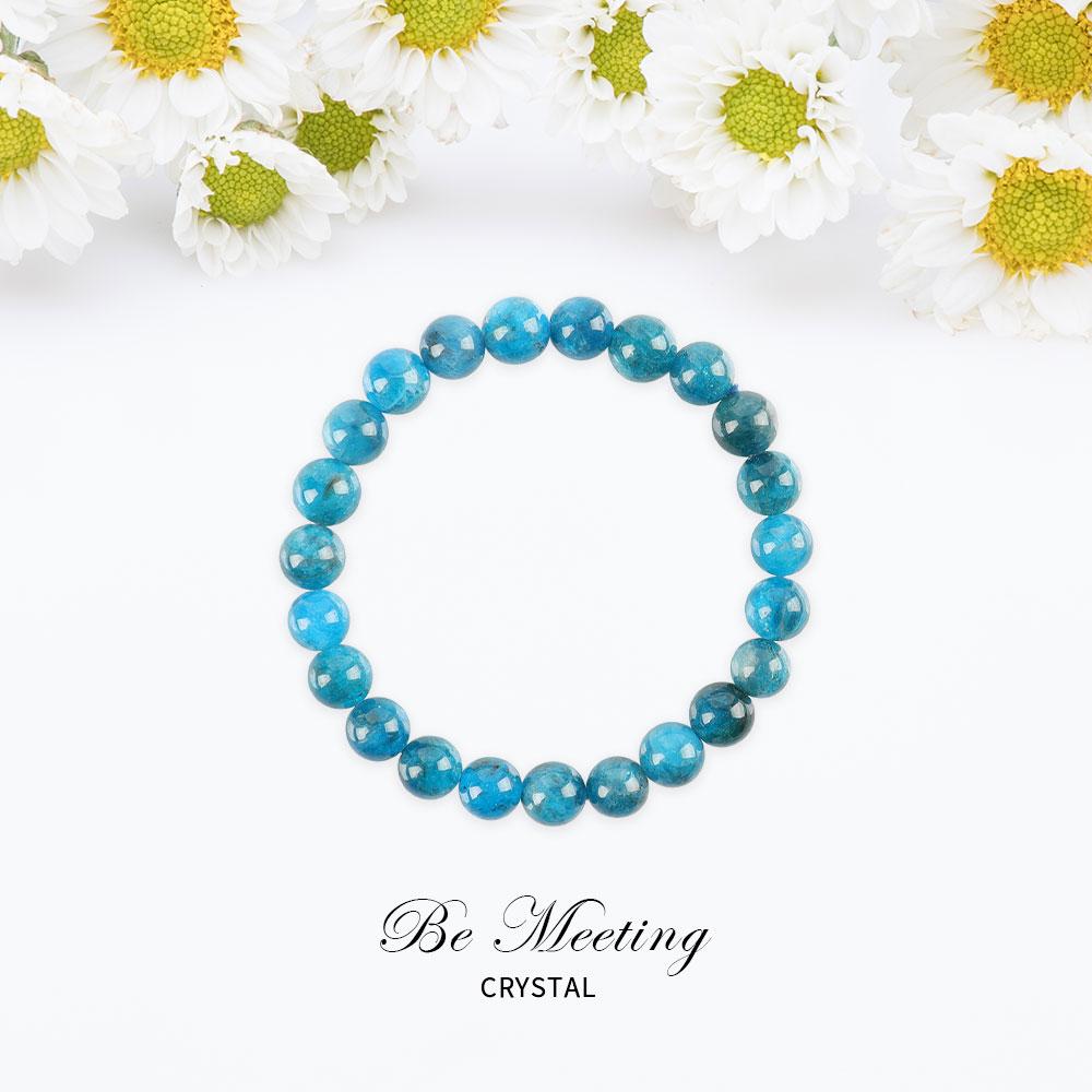 8mm Blue Apatite Bracelet Crystal wholesale suppliers