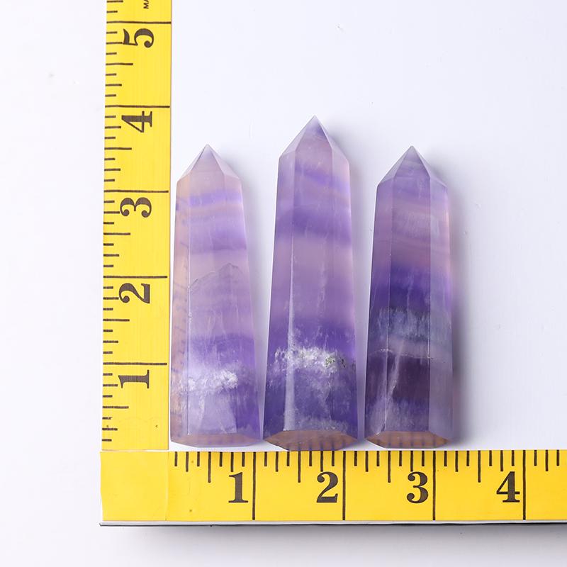 2.4"-4.5" Flourite Crystal tower Crystal wholesale suppliers