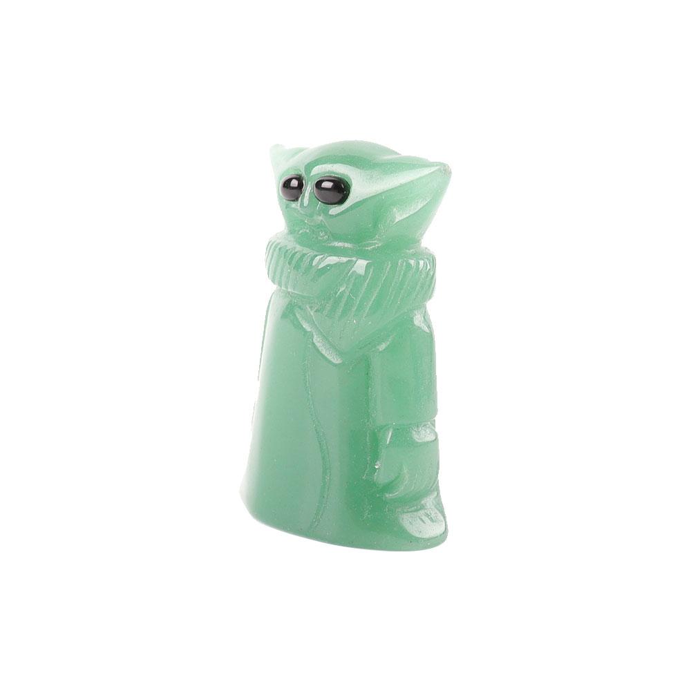 Green Aventurine Crystal Carving Yoda 2" Crystal wholesale suppliers