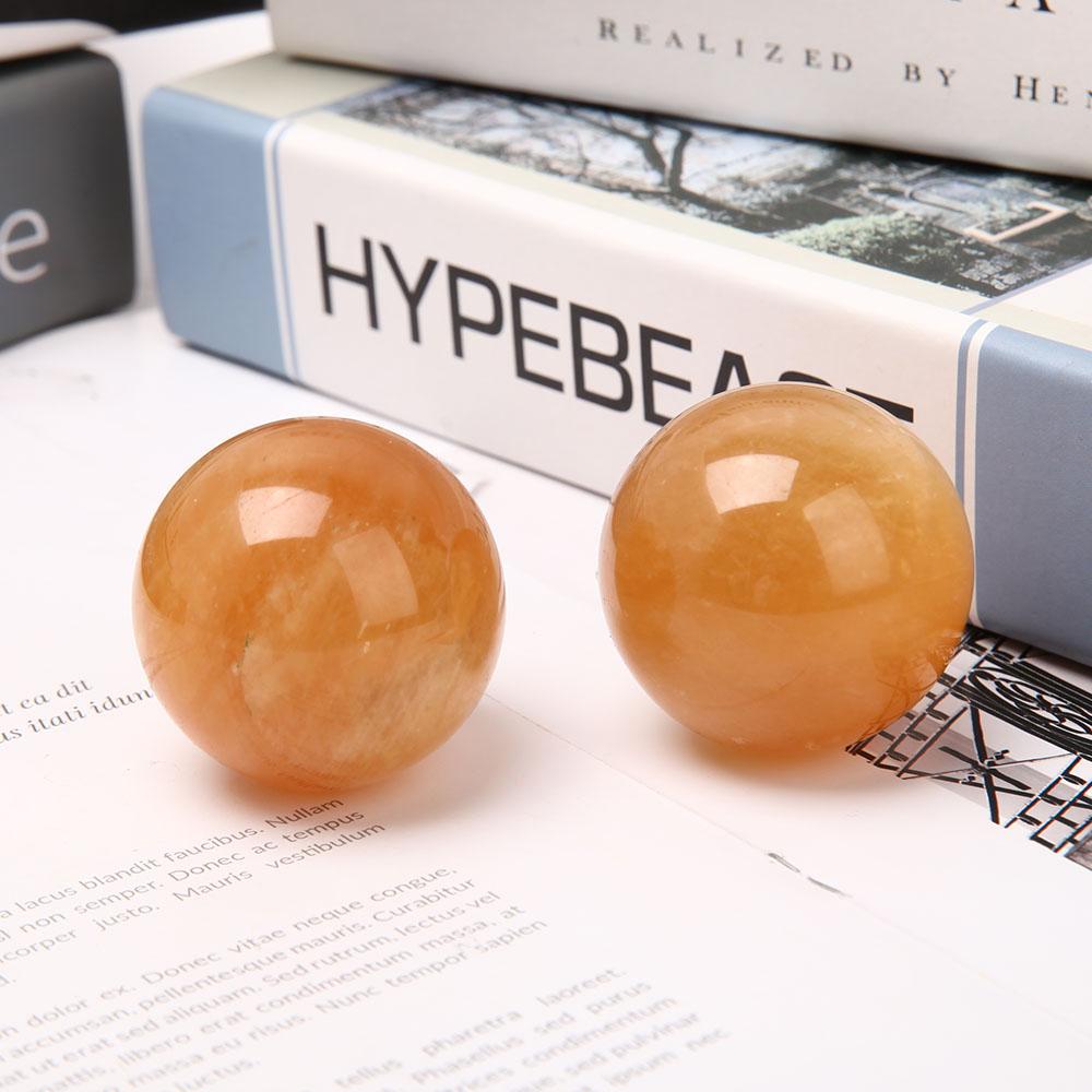 Honey Calcite Crystal Sphere Crystal wholesale suppliers