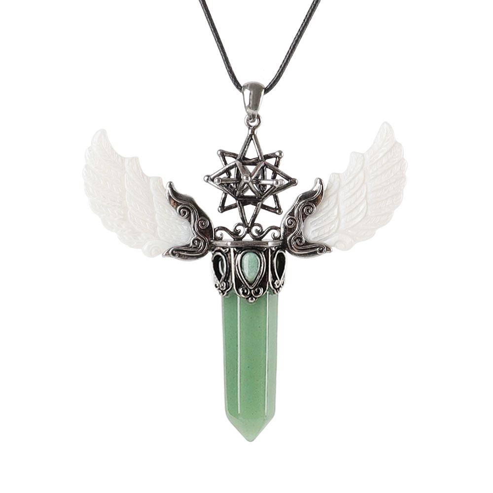 Crystal Point Vintage Wing Pendant Crystal wholesale suppliers