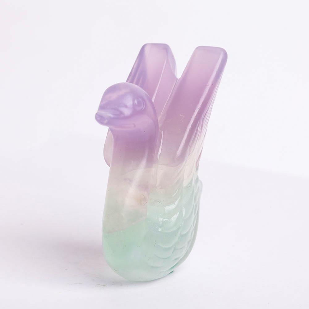 Mini Fluorite Animal Figurine Crystal Carvings Crystal wholesale suppliers