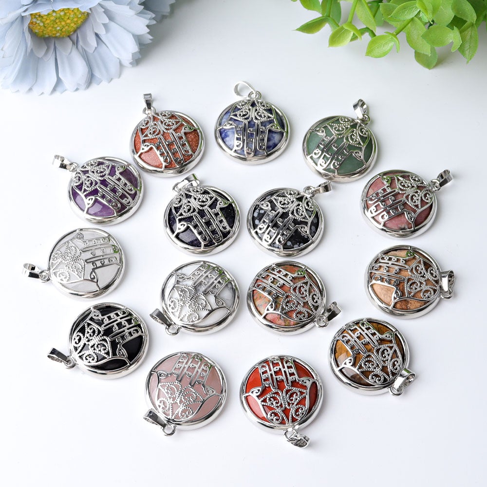 1.2" Chakra Hand Wrapped Crystal Pendant Crystal wholesale suppliers