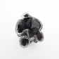 Resin Dog Figurines with Black Obsidian Gravel Toy Poodle for Kids Gifts