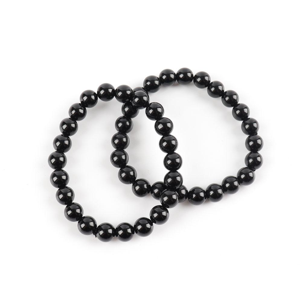 8mm Black Obsidian Bracelet Crystal wholesale suppliers