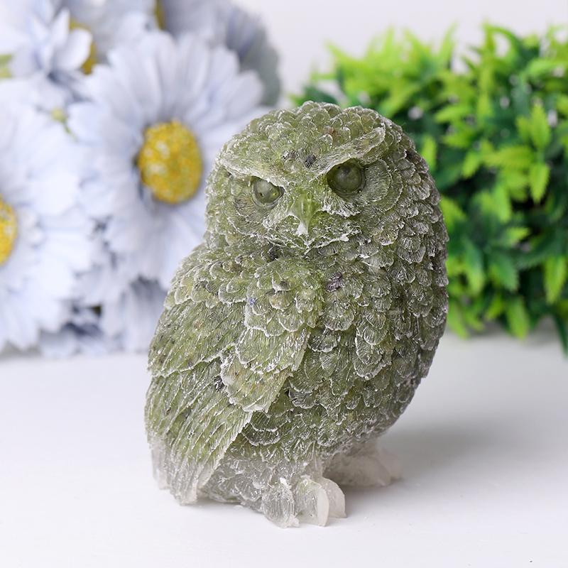 4" Owl Resin Crystal Carvings Crystal wholesale suppliers