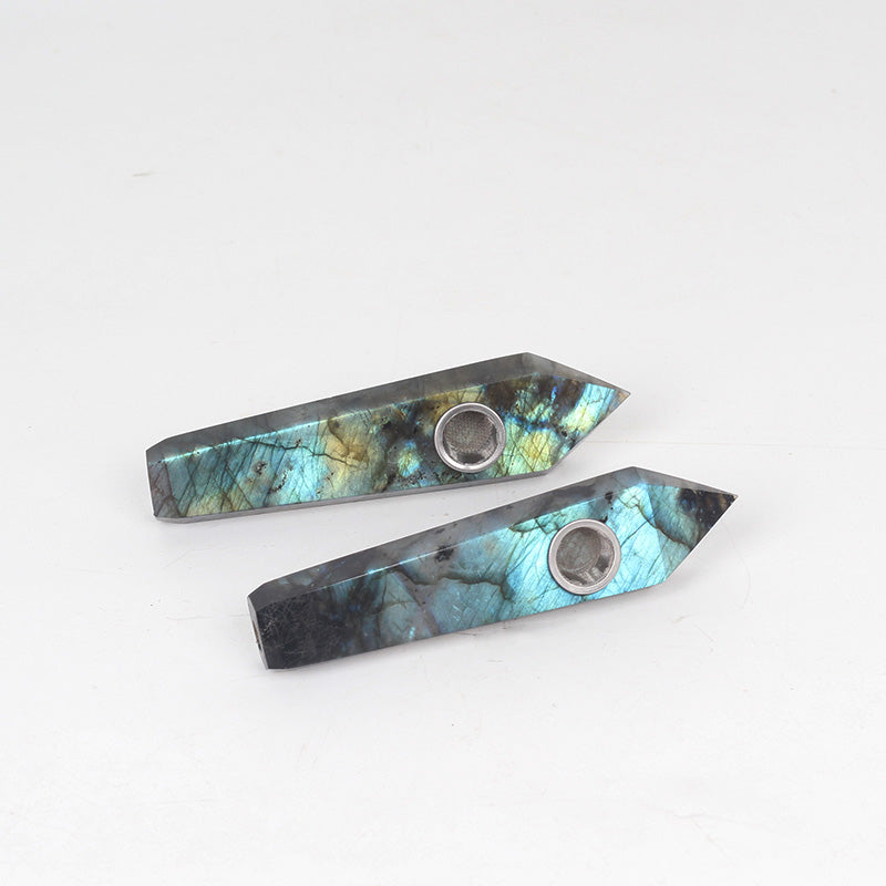 Labradorite Smoking Pipe wholesale support mixed customization