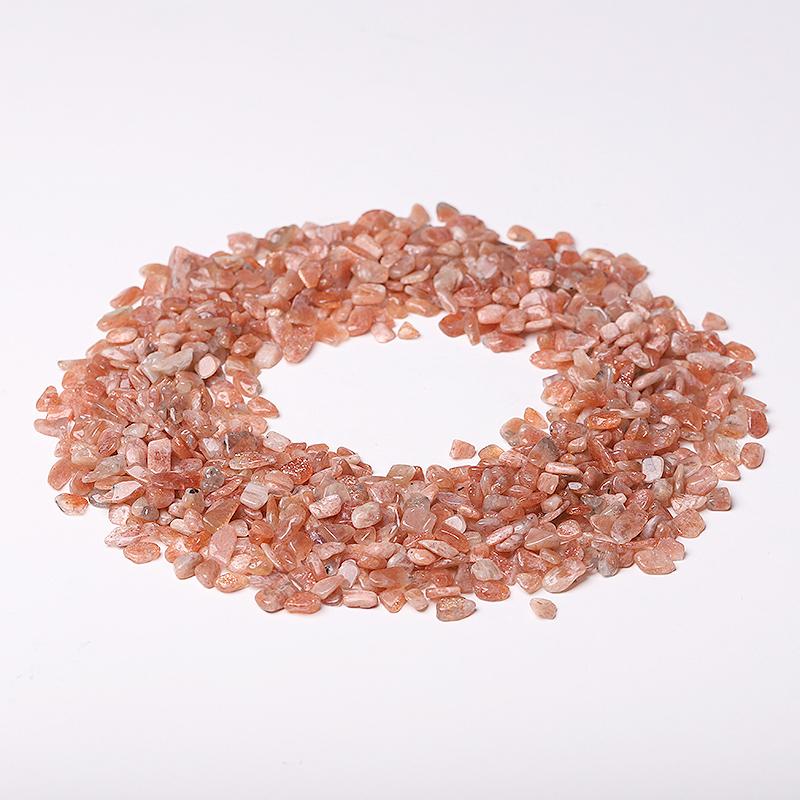 0.1kg Different Size Natural Golden Strawberry Quartz Chips Crystal Chips for Decoration Crystal wholesale suppliers