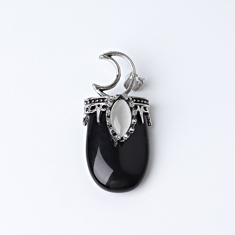 1.8" Crystal Pendant with Moon Decoration Crystal wholesale suppliers