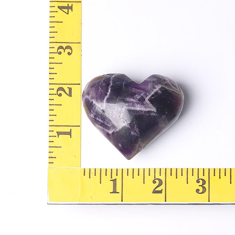 2.0-2.5"Dream Amethyst Heart Shape Crystal Carvings Crystal wholesale suppliers