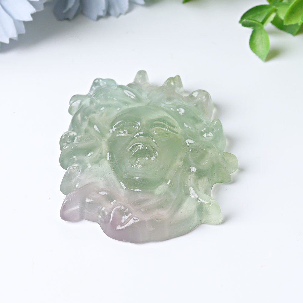 3" Fluorite Medusa Crystal Carvings Crystal wholesale suppliers