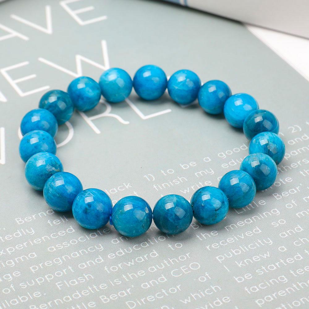 10.5mm Blue Apatite Bracelet Crystal wholesale suppliers