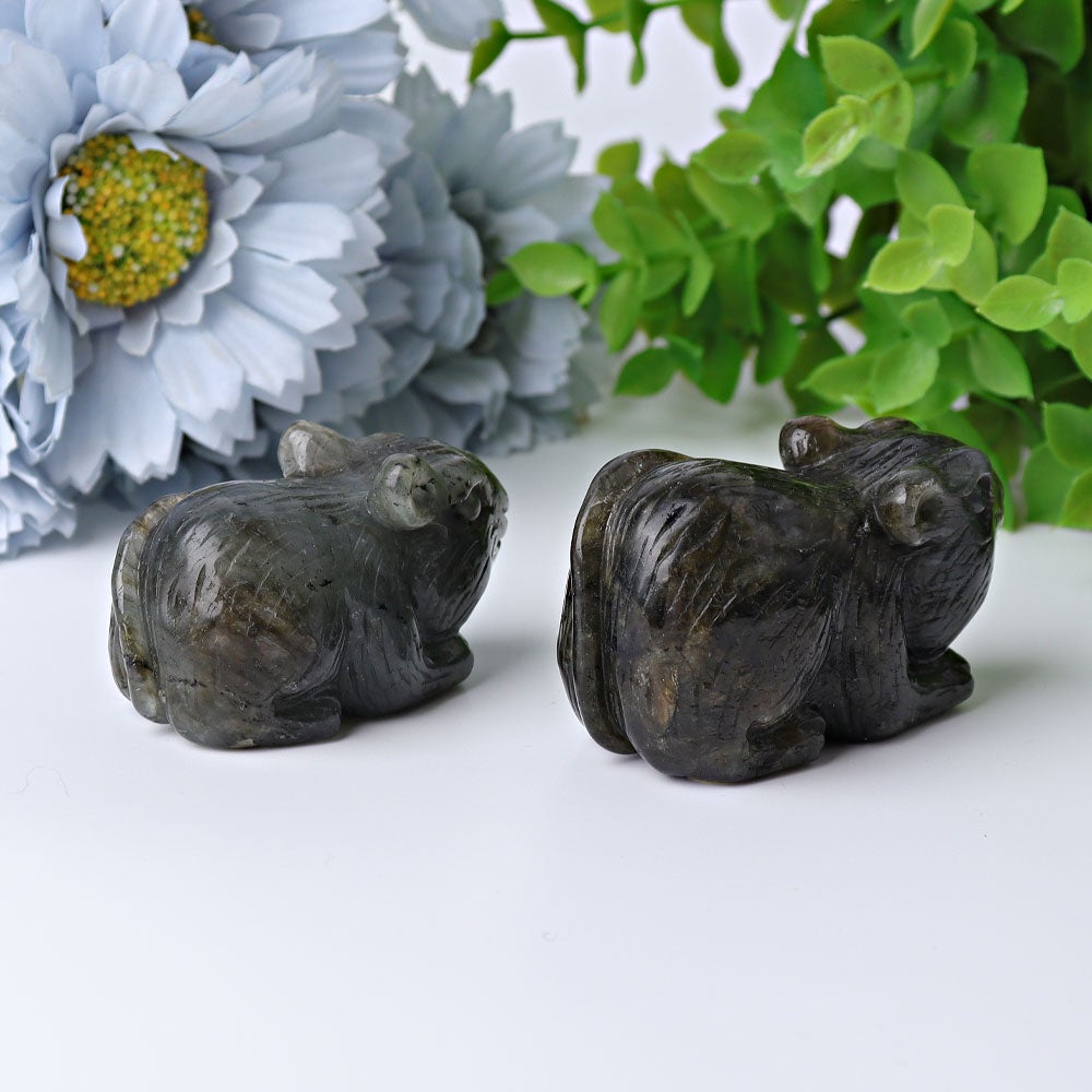 2.3" Labradorite Mouse Crystal Carvings Crystal wholesale suppliers