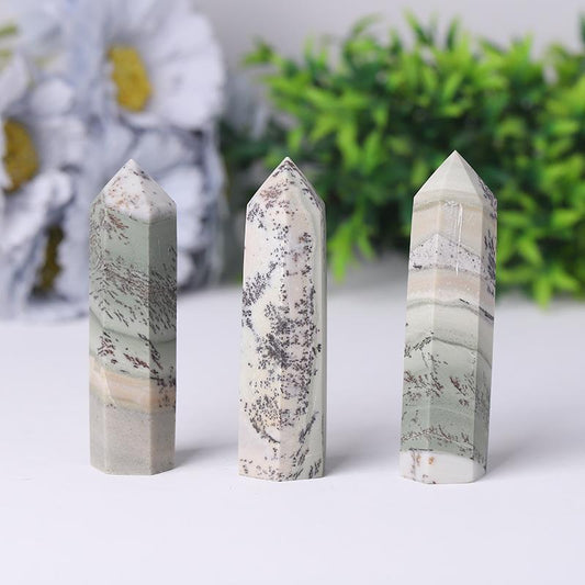 Natural Picture Jasper Point Crystal wholesale suppliers