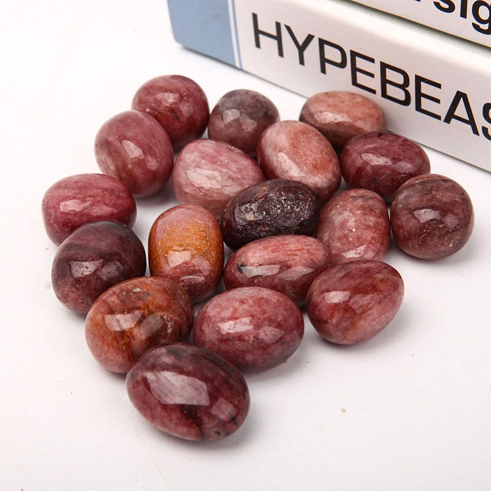 0.1kg Strawberry Quartz Tumbles Crystal wholesale suppliers