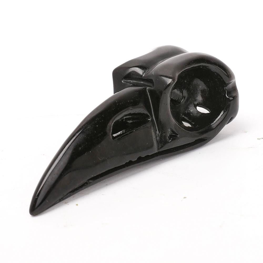 Crow Skull Carvings