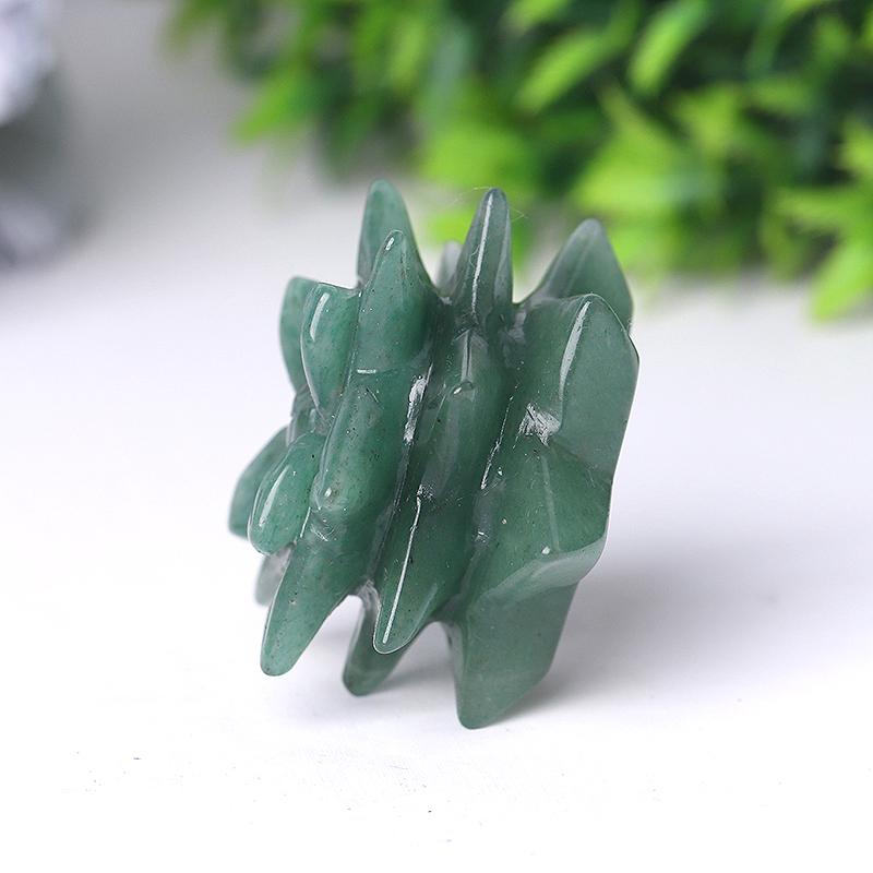 2" Green Aventurine Flower Crystal Carving Crystal wholesale suppliers