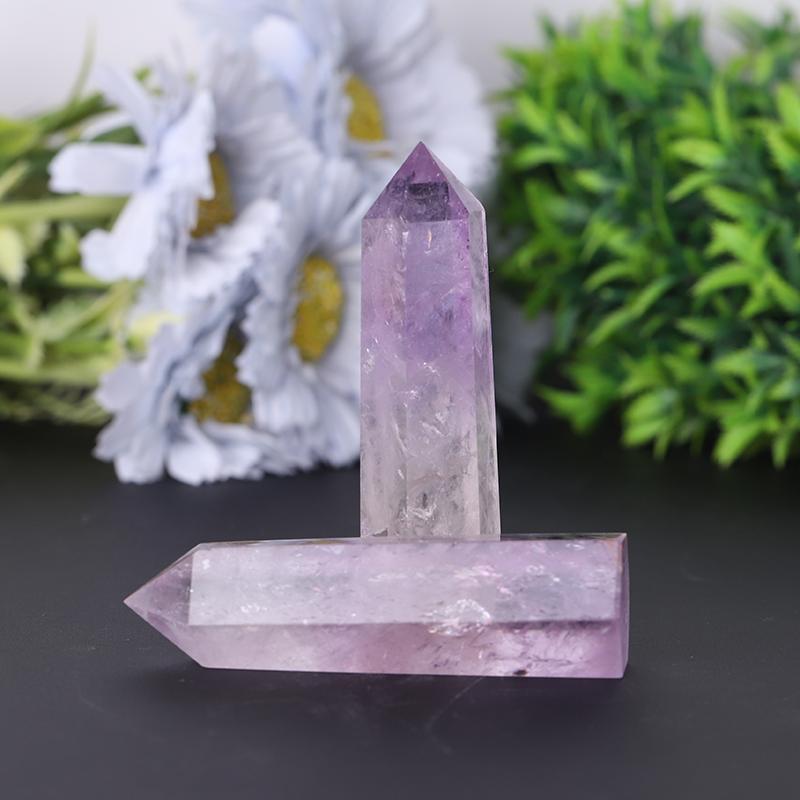 Wholesale Natural Healing Stone Amethyst Points Tower Crystal wholesale suppliers