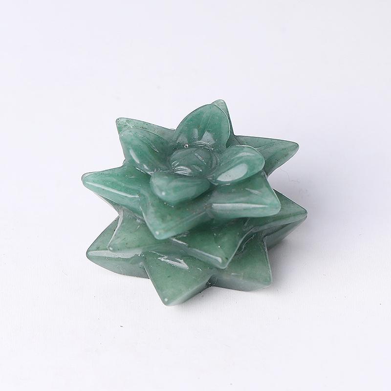 2" Green Aventurine Flower Crystal Carving Crystal wholesale suppliers