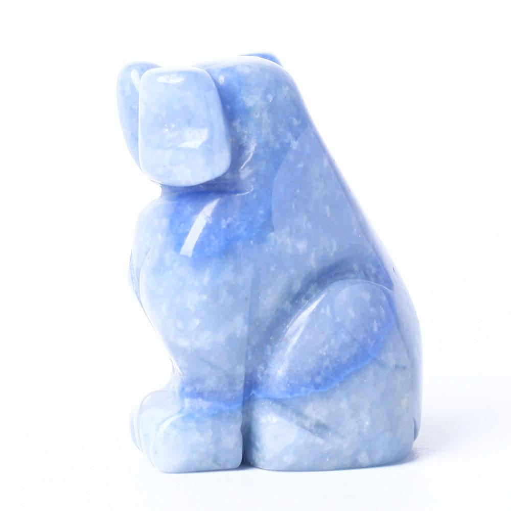 Blue Aventurine Dog Figurine Crystal Carving Crystal wholesale suppliers