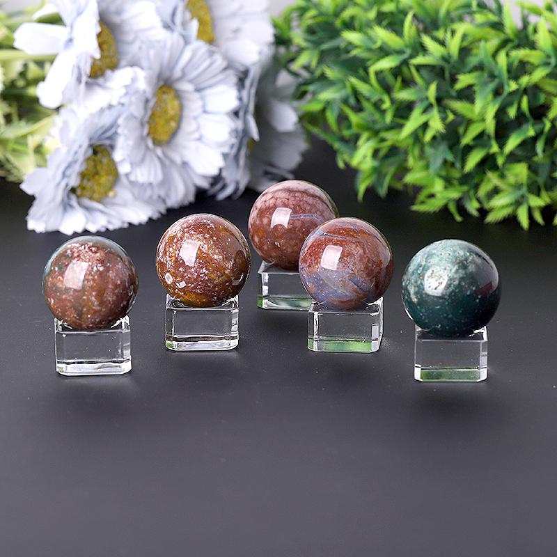 2.0"-4.0" Ocean Jasper Sphere Crystal wholesale suppliers