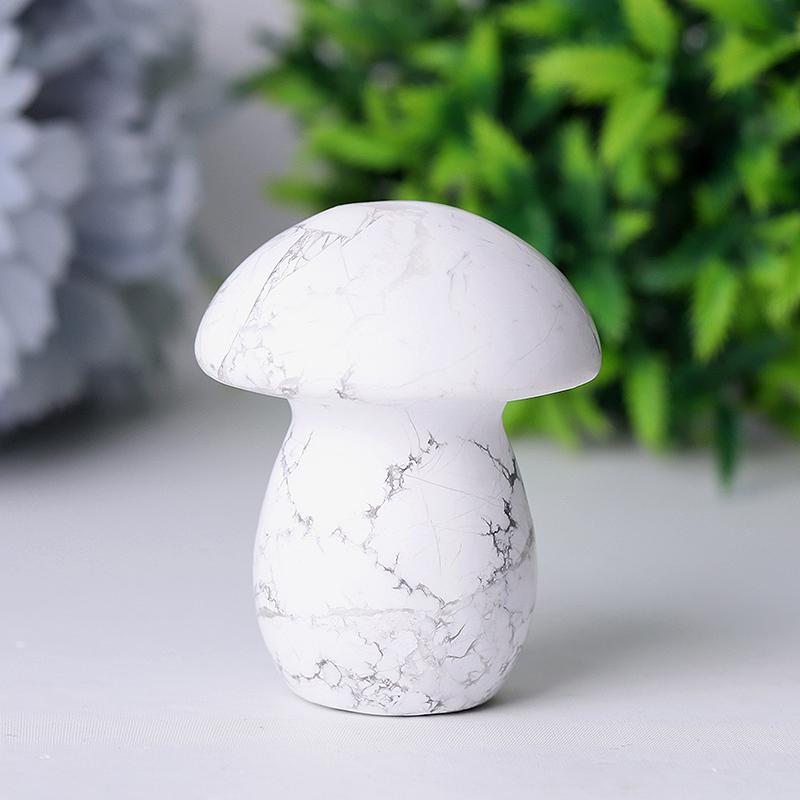 2" Howlite Mushroom Crystal Carvings Crystal wholesale suppliers