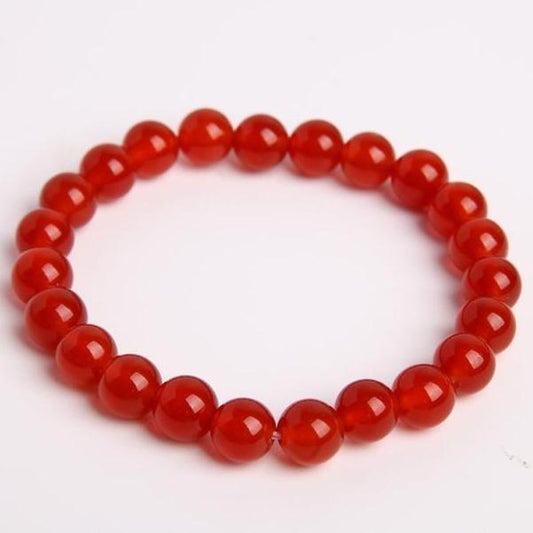 8mm Red Chalcedony Crystal Bracelet Crystal wholesale suppliers