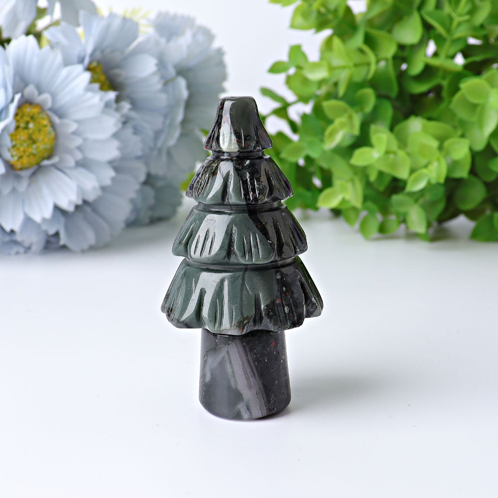 3" Fir Tree Crystal Carvings for Christmas Crystal wholesale suppliers