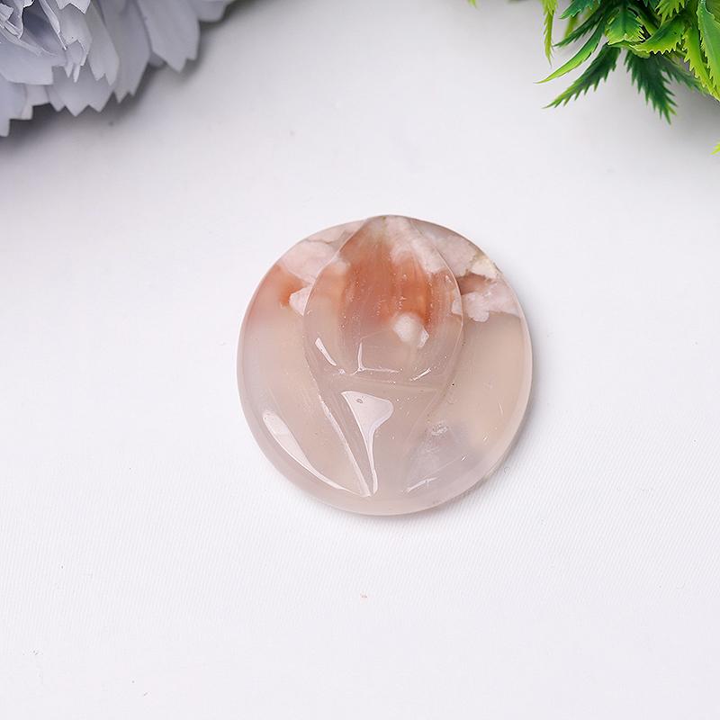 1.5" Flower Agate Crystal Carvings Crystal wholesale suppliers