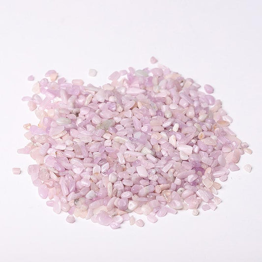 0.1kg Different Size Natural Kunzite Crystal Chips for Decoration Crystal wholesale suppliers