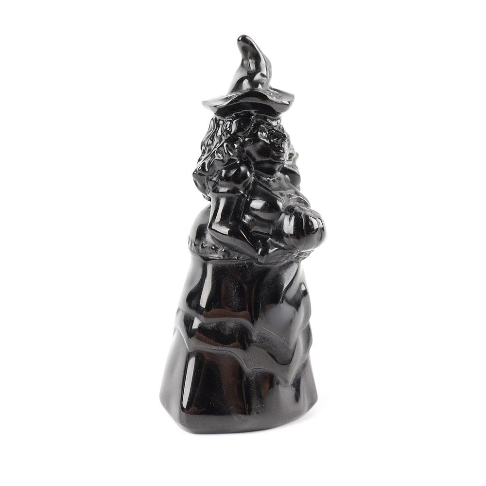 Black Obsidian Crystal Carving Witch Free Form Crystal wholesale suppliers