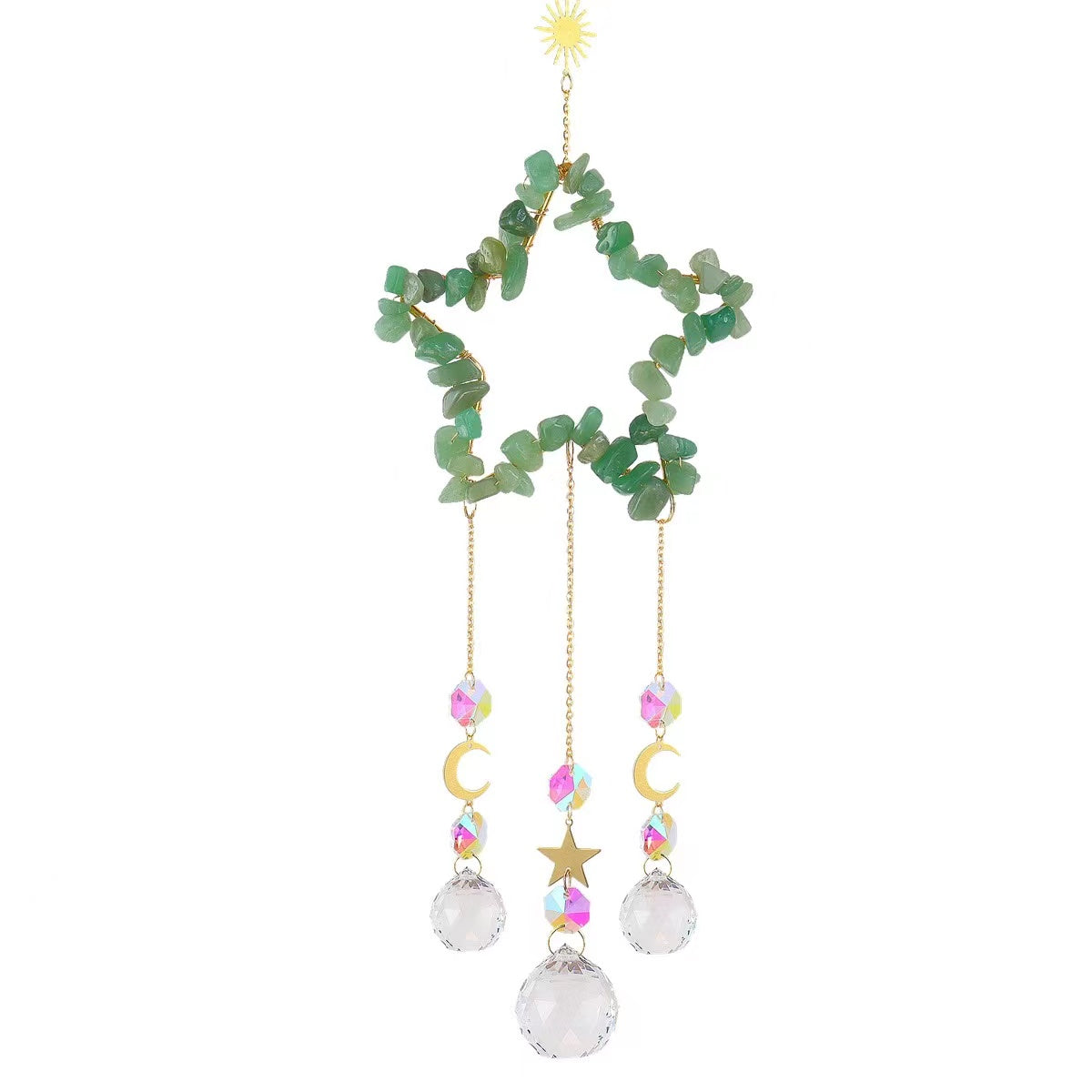 11cm Crystal Suncatcher Hanging Ornament for Home Decor Bulk Wholesale