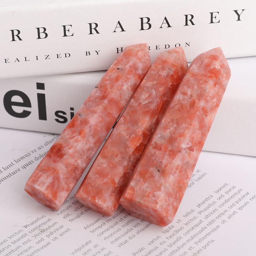 Set of 3 Gold Strawberry Quartz Points Crystal wholesale suppliers