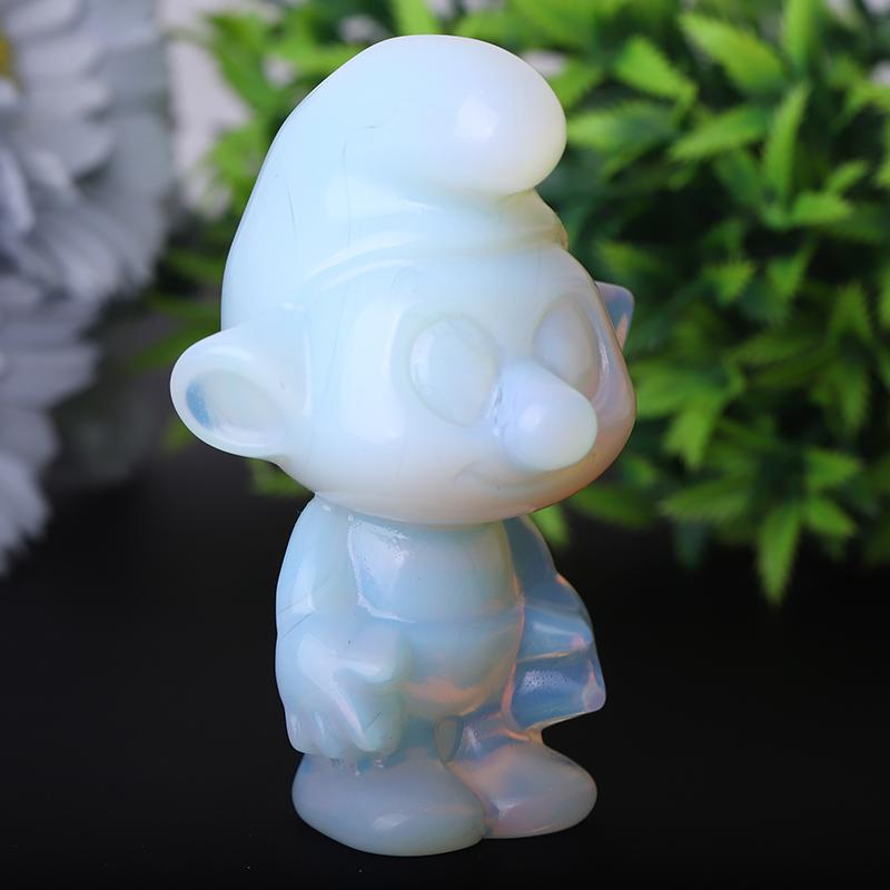 2.8" Opalite Smurfs Crystal Carvings Crystal wholesale suppliers