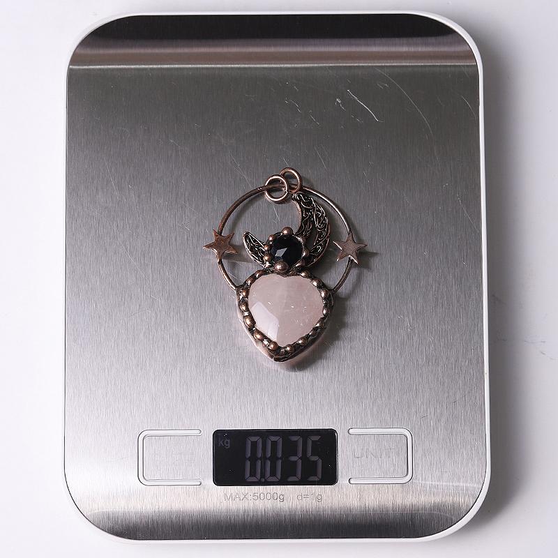 Rose Quartz Pendant for Jewelry DIY Crystal wholesale suppliers