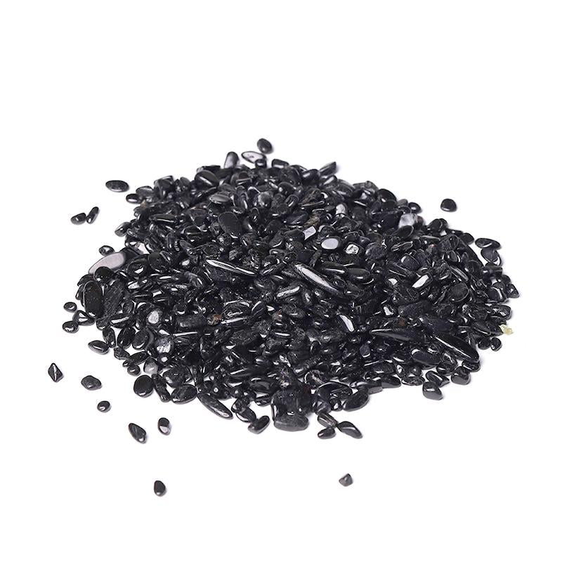 0.1kg Natural Black Tourmaline Chips Crystal wholesale suppliers