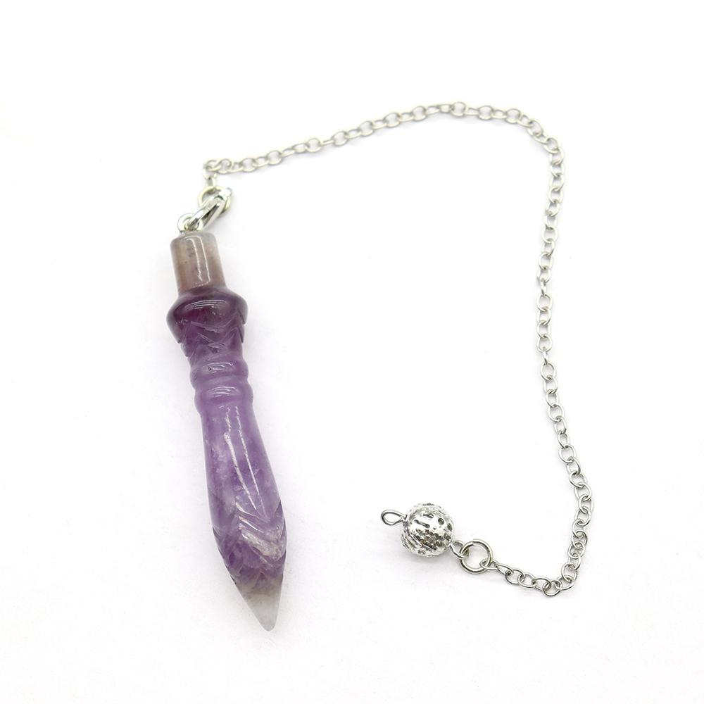 Amethyst Crystal Carving Pendulum Crystal wholesale suppliers