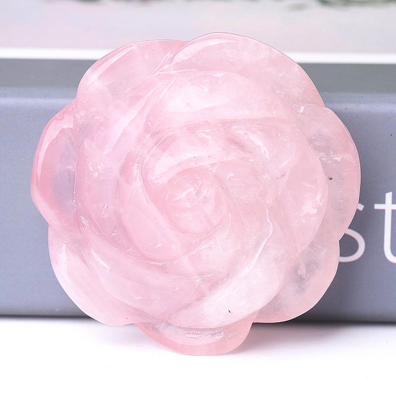 2" Rose Flower Crystal Carvings Crystal wholesale suppliers