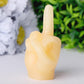 3" Yellow Jade Hand Crystal Carvings Crystal wholesale suppliers