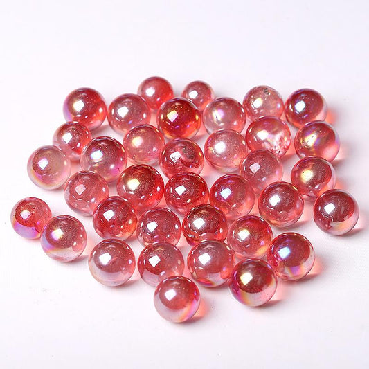 0.5-0.7'' High Quality Red Aura Crystal Spheres Crystal Balls for Healing Crystal wholesale suppliers