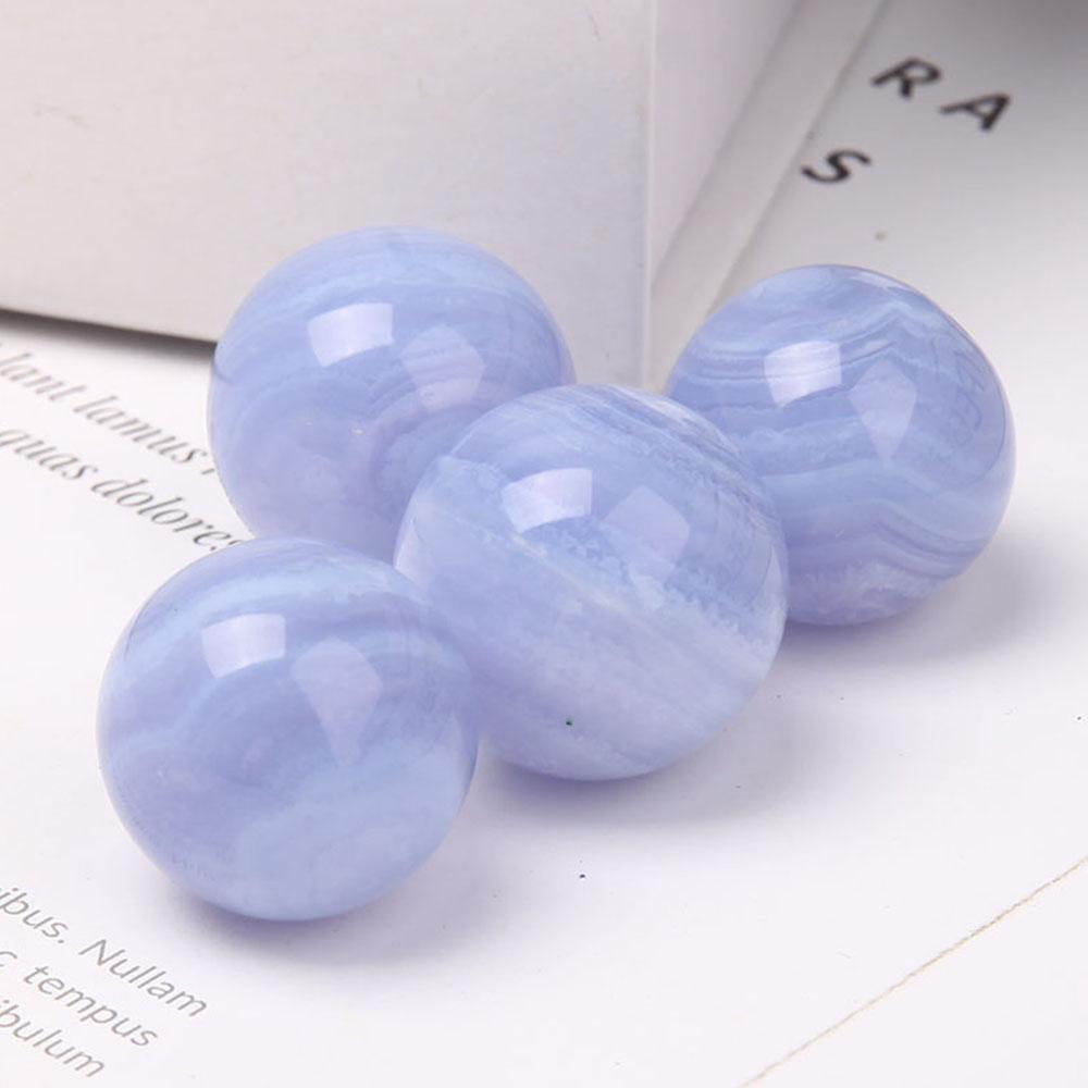 1” Blue Lace Agate Mini Sphere Crystal wholesale suppliers