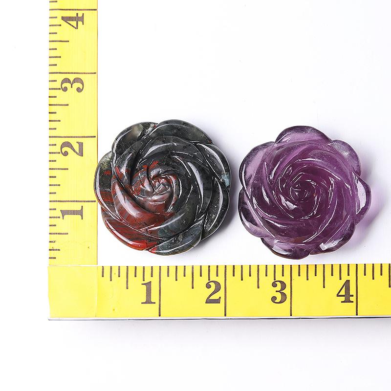 2" Rose Flower Crystal Carvings Crystal wholesale suppliers