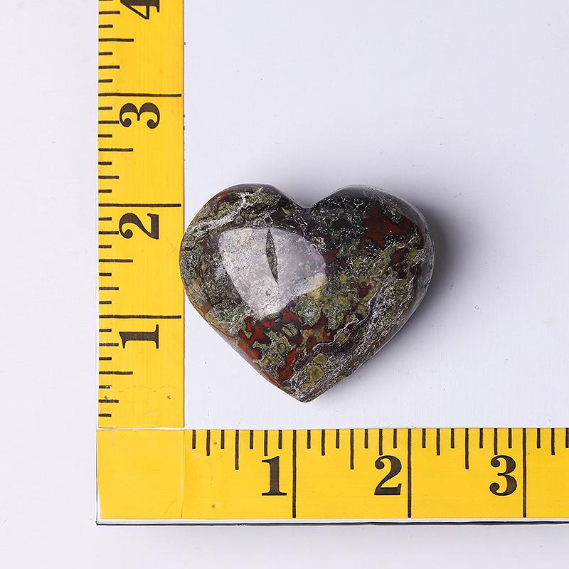 2.0-2.5"Dragon Blood Stone Heart Shape Crystal Carvings Crystal wholesale suppliers