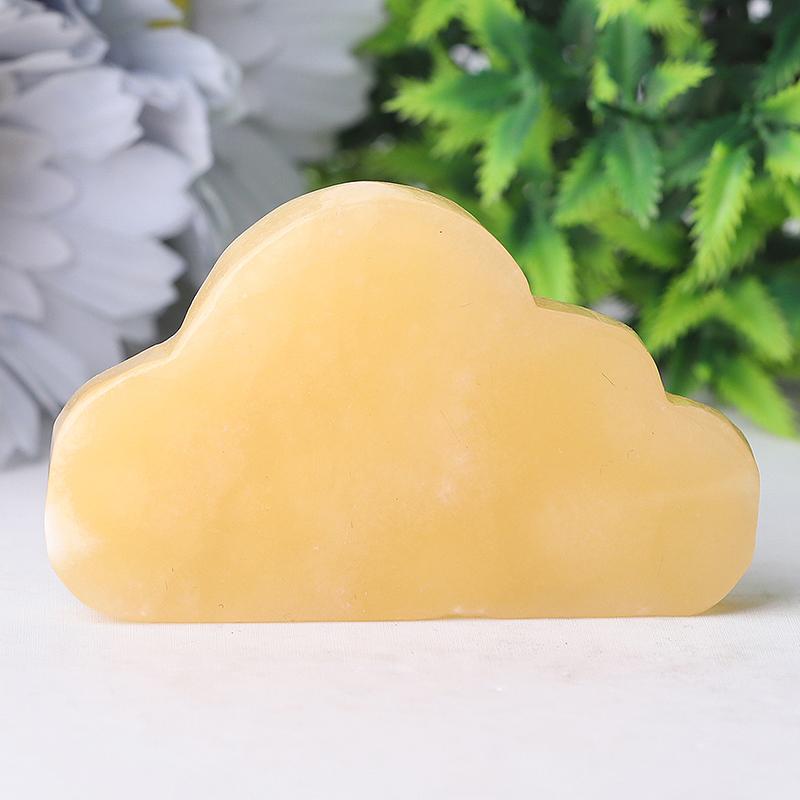 2.8" Yellow Jade  Cloud Crystal Carvings Crystal wholesale suppliers