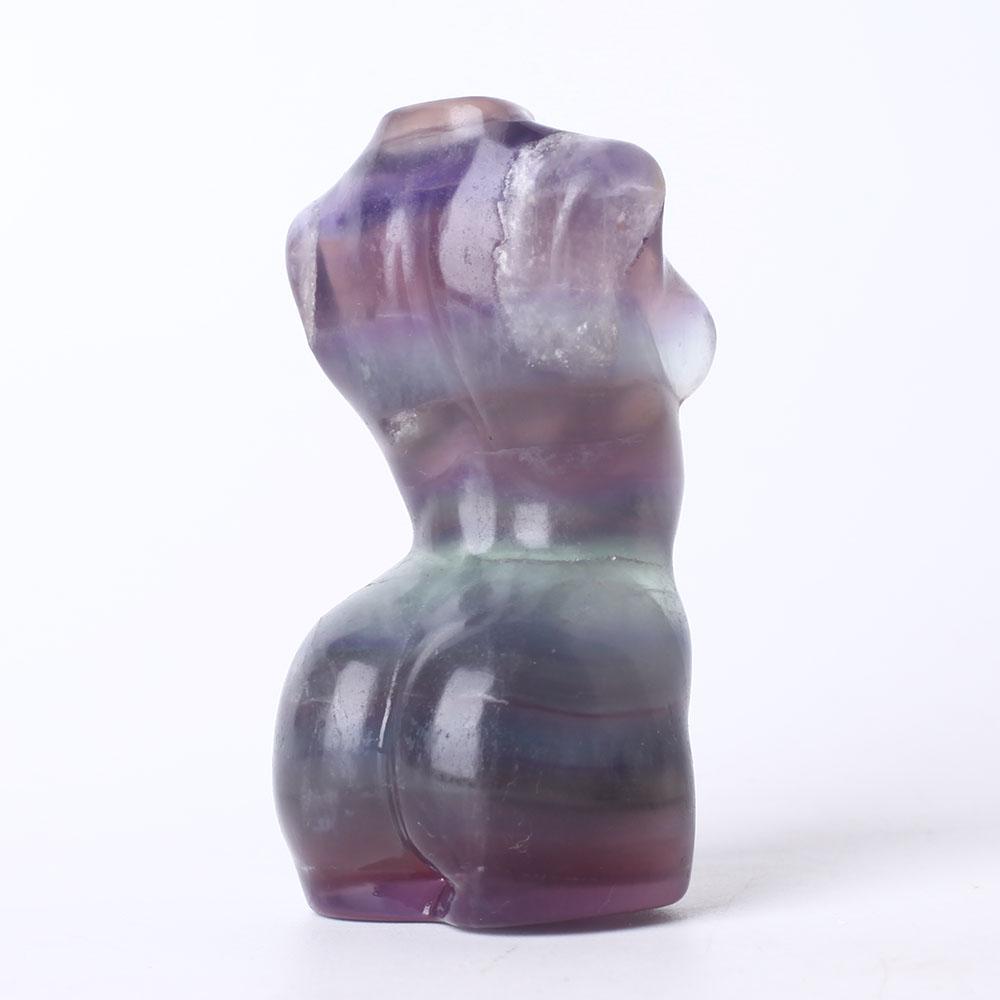 Fluorite Woman Body Figurine Crystal Carvings Crystal wholesale suppliers