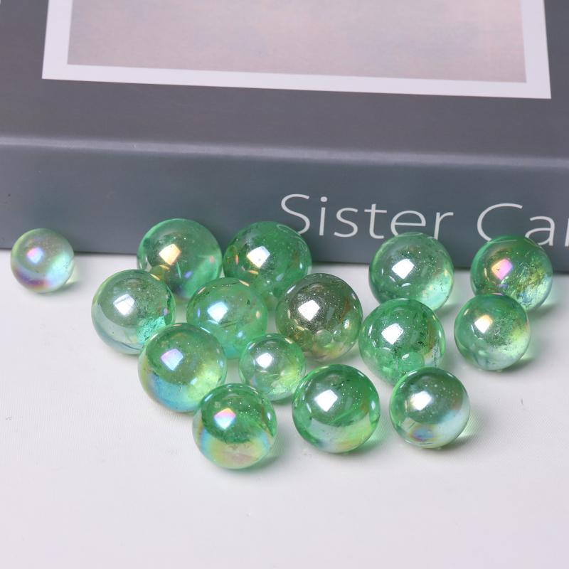 0.25kg Aura Green Crystal Sphere Crystal wholesale suppliers