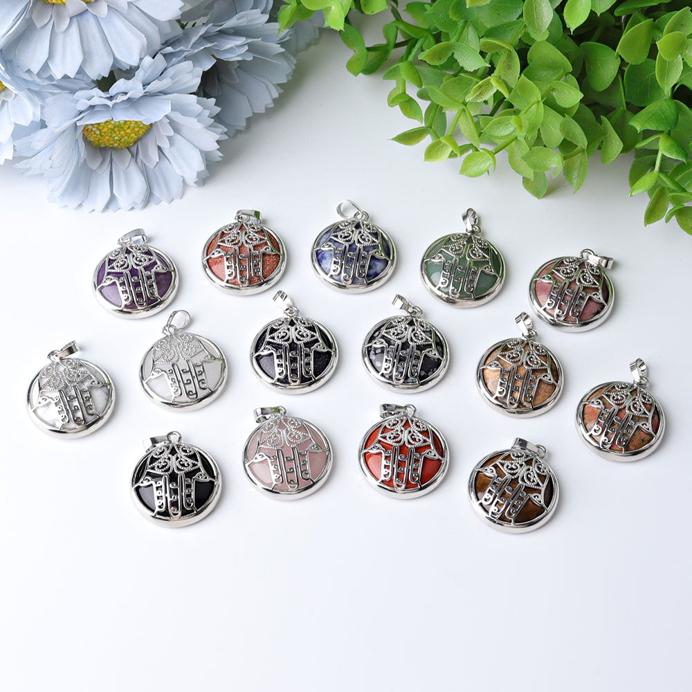 1.2" Chakra Hand Wrapped Crystal Pendant Crystal wholesale suppliers