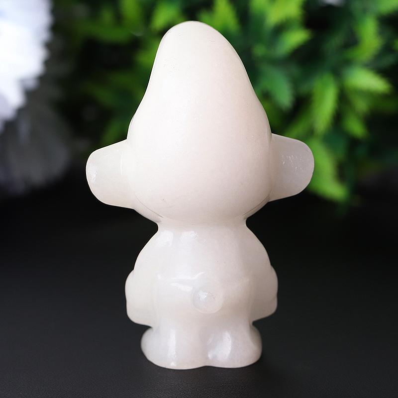 2.6" White Jade The Smurfs Crystal Carvings Crystal wholesale suppliers