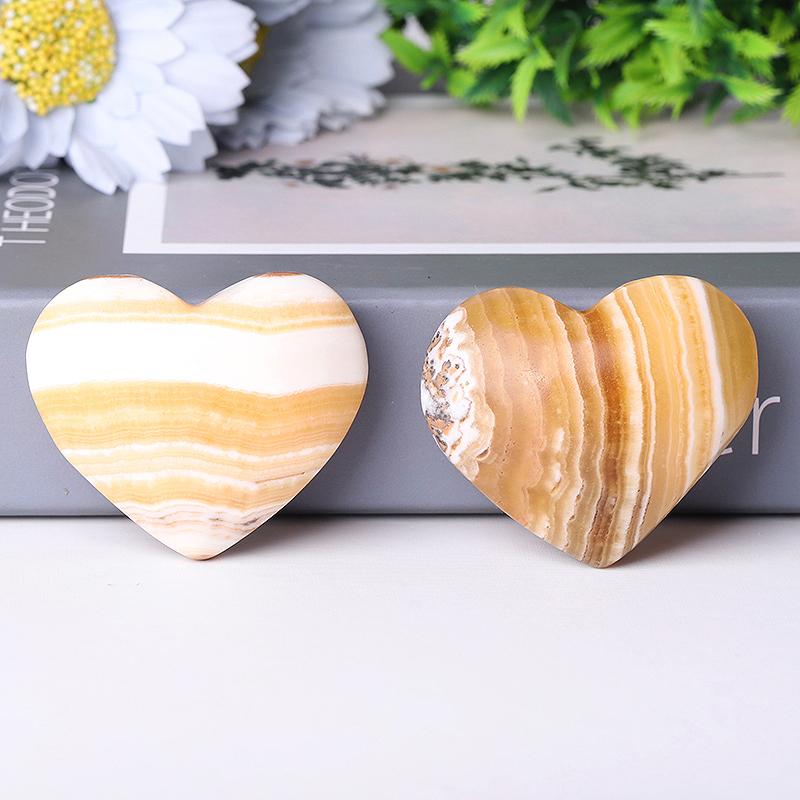 2" Jade Heart Shape Crystal Carvings Crystal wholesale suppliers